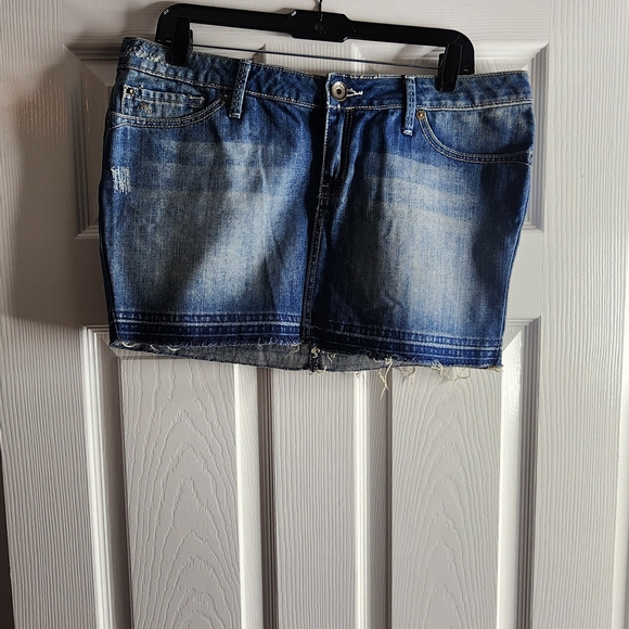 Mango Dresses & Skirts - Mango Blue Denim Skirt
